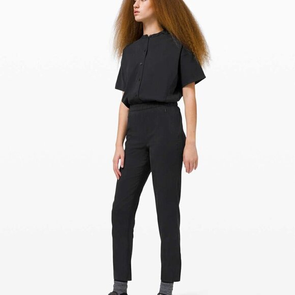 Lululemon Perfectly Poised Jumpsuit - 6 Black - Picture 1 of 8